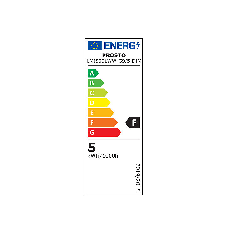 Dimabilna LED mini sijalica 5W toplo bela LMIS001WW-G9/5-DIM