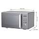 Mikrotalasna pećnica 1000W HGMH32D