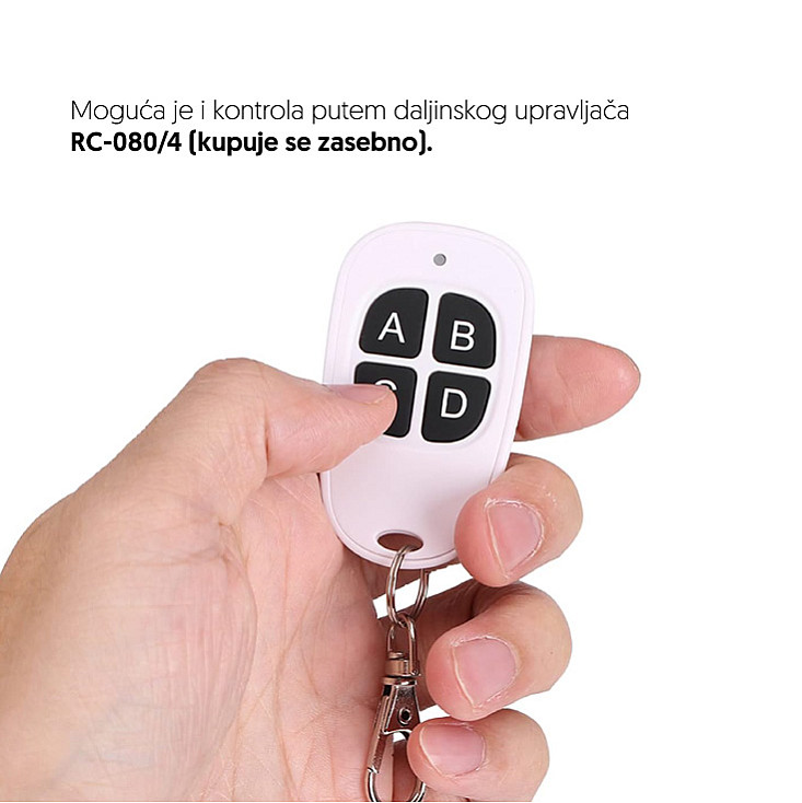 Wi-Fi smart relejni prekidač, 4 izlaza WFR-04/ACDC