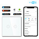 Wi-Fi smart prekidač svetla bez N provodnika 2x10A WFPS-G02/WH