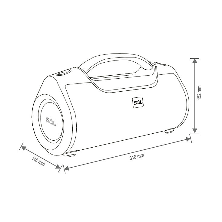 Vodootporni bluetooth zvučnik BT7000