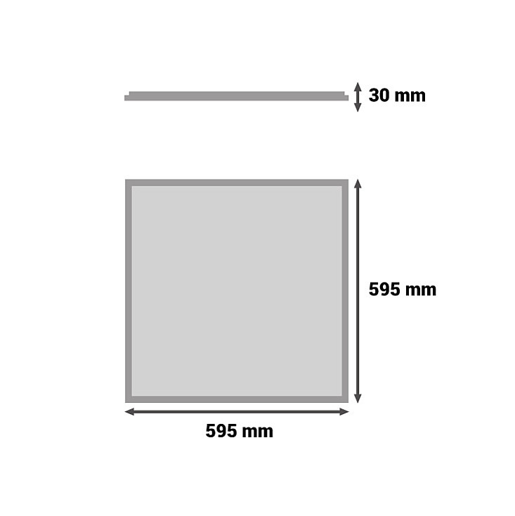 LED panel 48W dnevno svetlo LPN6060BU-48/W