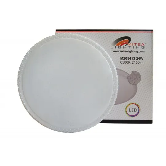 LED plafonjera bela 24W SMD DIP switch CCT 3000-6500K fi390mm M205413