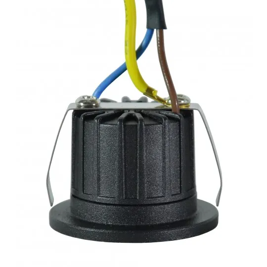 Ugradna LED lampa crna 3W 6500K M953013