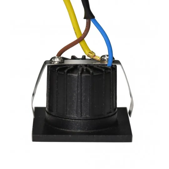 Ugradna LED lampa crna 3W 6500K M953014
