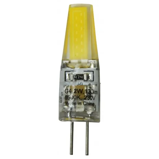 LED sijalica G4 2W 6500K 130lm LED COB silikonska 230V