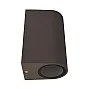 Zidna lampa braon Max.2x35W IP44 2xGU10 baštenska M952010 B
