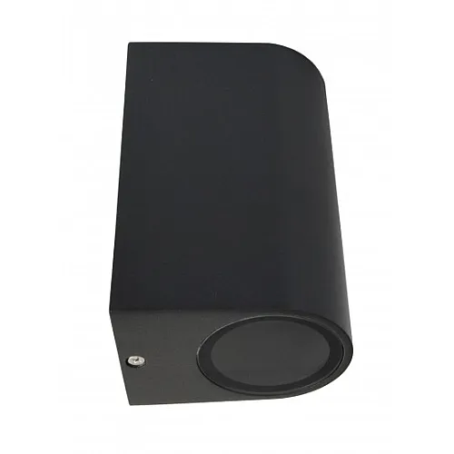 Zidna lampa crna Max.2x35W IP44 2xGU10 baštenska M952010 C