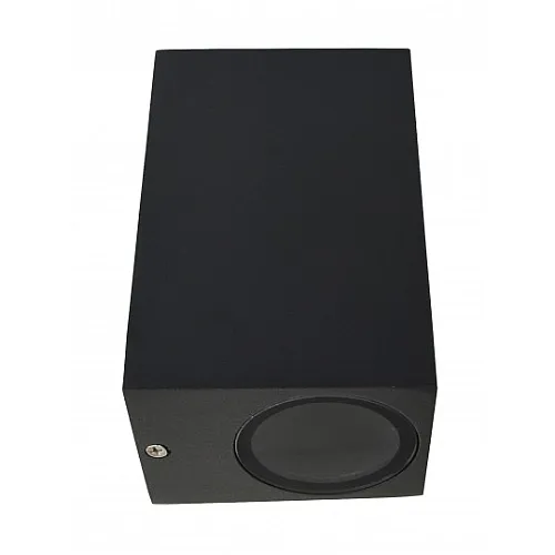 Zidna lampa crna Max.2x35W IP44 2xGU10 baštenska M952020 C