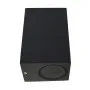 Zidna lampa crna Max.2x35W IP44 2xGU10 baštenska M952020 C