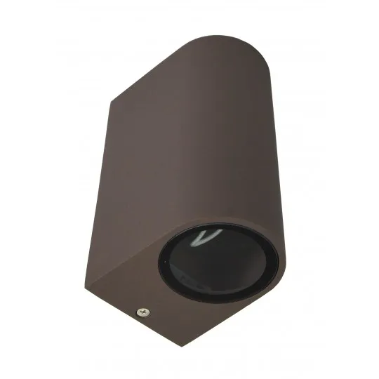 Zidna lampa braon Max.2x35W IP44 2xGU10 baštenska M952010 B