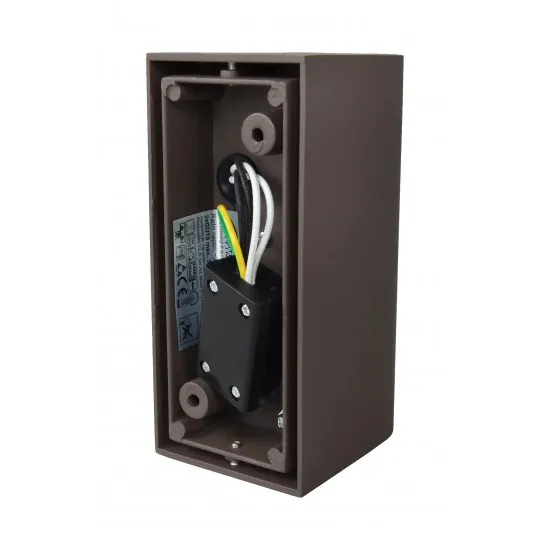 Zidna lampa braon Max.2x35W IP44 2xGU10 baštenska M952010 B