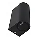 Zidna lampa crna Max.2x35W IP44 2xGU10 baštenska M952010 C
