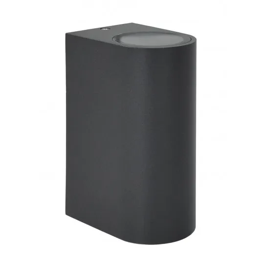 Zidna lampa crna Max.2x35W IP44 2xGU10 baštenska M952010 C