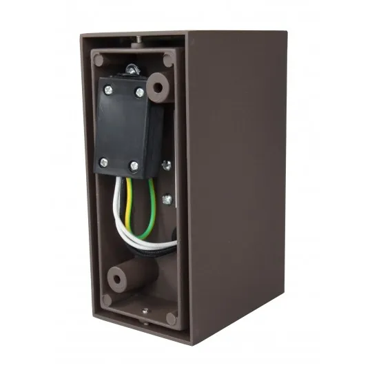 Zidna lampa braon Max.2x35W IP44 2xGU10 baštenska M952020 B