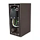 Zidna lampa braon Max.2x35W IP44 2xGU10 baštenska M952020 B