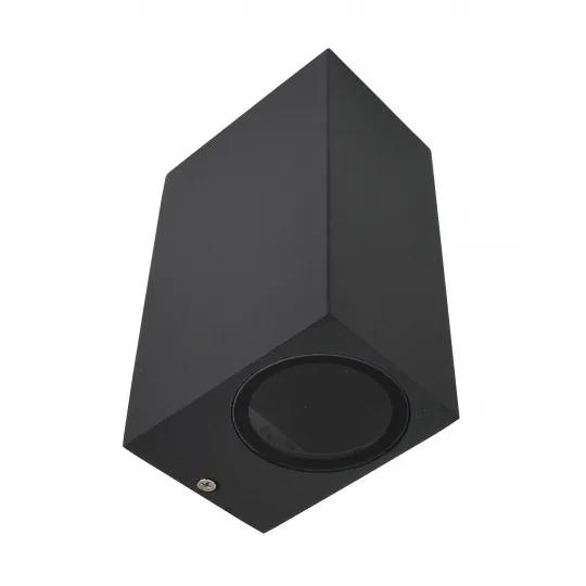 Zidna lampa crna Max.2x35W IP44 2xGU10 baštenska M952020 C