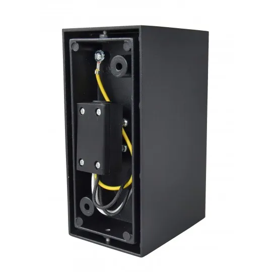 Zidna lampa crna Max.2x35W IP44 2xGU10 baštenska M952020 C
