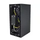 Zidna lampa crna Max.2x35W IP44 2xGU10 baštenska M952020 C