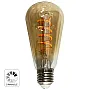 Filament LED sijalica E27 4W ST64 2200K filament AMBER LED FLEX dimabilna 230V 300lm Mitea Lighting