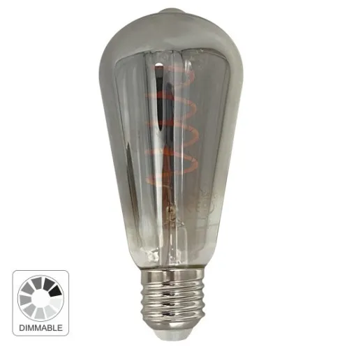 Filament LED sijalica E27 4W ST64 2200K filament FLEX SMOKY LED dimabilna 230V 140lm