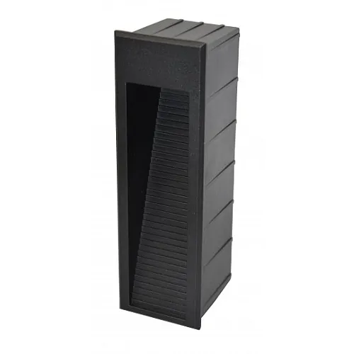Zidna lampa crna 3W 4000K IP65 L50xH160mm pravougaona LED -spoljna ugradna 300lm M953070