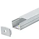 Aluminijumski profil za LED trake nadgradni set sa difuzorom 13x19.3x2000mm MA616