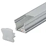 Aluminijumski profil za LED trake nadgradni set sa difuzorom 14.4x17.2x2000mm MA613
