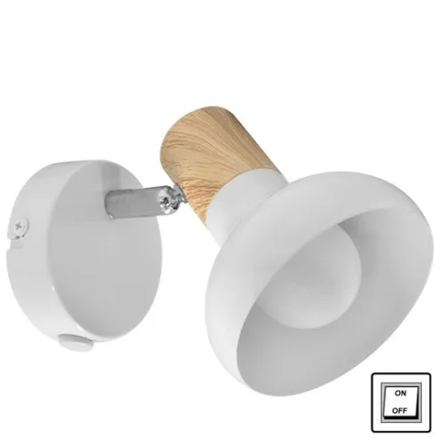 Spot lampa sa prekidačem bela 40W 1xE14 M160610 P