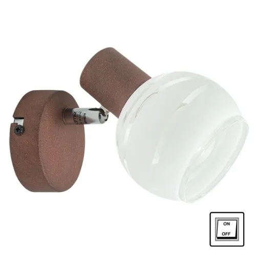 Spot lampa sa prekidačem braon 40W 1xE14 M150310 P