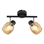 Spot lampa crna-braon 40W 2xE14 M195120