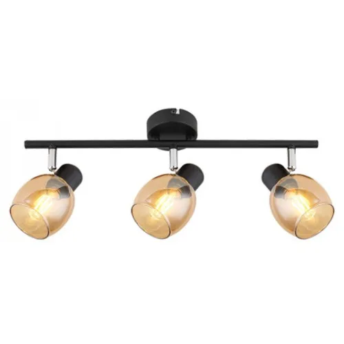 Spot lampa crna-braon 40W 3xE14 M195130