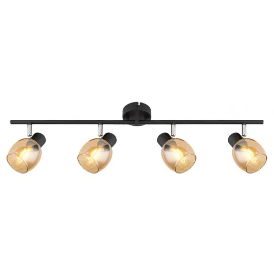 Spot lampa crna-braon 40W 4xE14 M195140