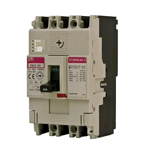 Prekidač Kompakt / sklopka 3P 160/3LF 63A 3P Eti ETIBREAK