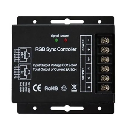 Dodatni RGB kontroler 384W 12V~24V FS-RF4BS