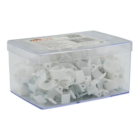 Obujmica sa ekserom 10mm za okrugle kablove (u PVC kutiji) PM-64 K