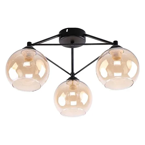 Luster crni Max.60W 220~240V 3xE27 M11088-3 BK