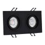 Ugradna dupla svetiljka crna pravougaona M206018 Mitea Lighting
