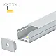 Aluminijumski profil za LED trake nadgradni set sa difuzorom 13x19.3x2000mm MA616