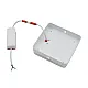 Nadgradni kvadratni LED panel frameless backside beli 18W 6500K MP18NK-FL