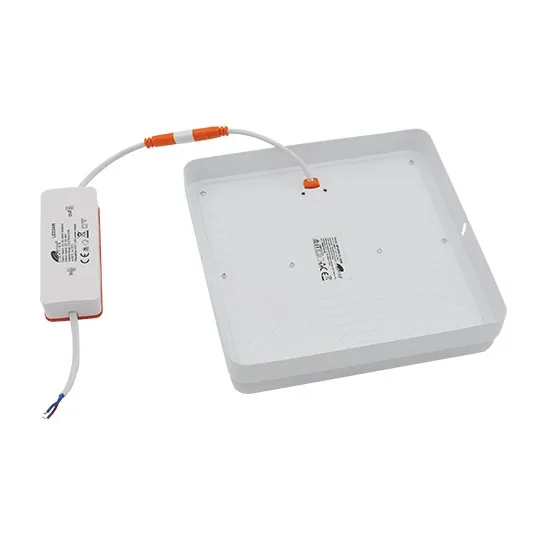 Nadgradni kvadratni LED panel frameless backside beli 24W 6500K MP24NK-FL