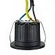 Ugradna LED lampa crna 3W 3000K M953013