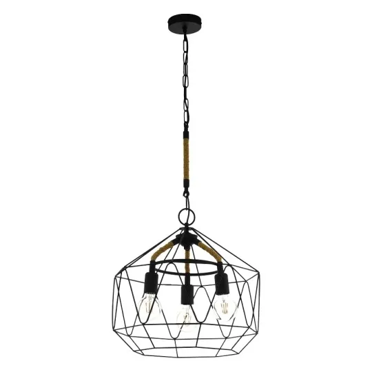 Luster crni 3xE27 Max.60W/220V M426 (3) Mitea Lighting