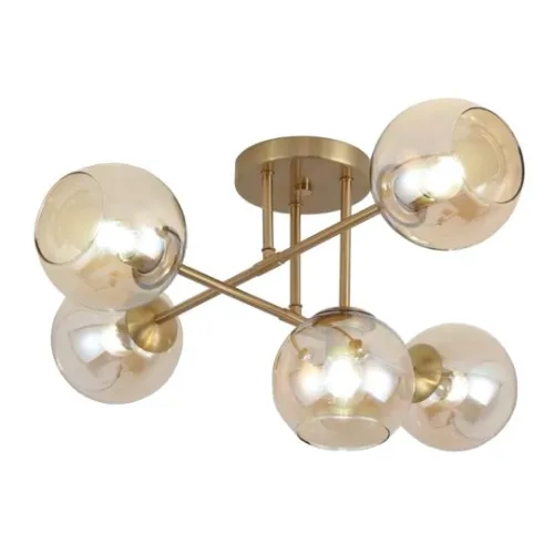 Luster staro-zlato Max.60W 220~240V 5xE27 M11088-5