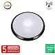 LED plafonjera crna 12W 6000K IP20 IK10 fi250x56mm okrugla sa microwave senzorom pokreta ISM band 5Y M271-C