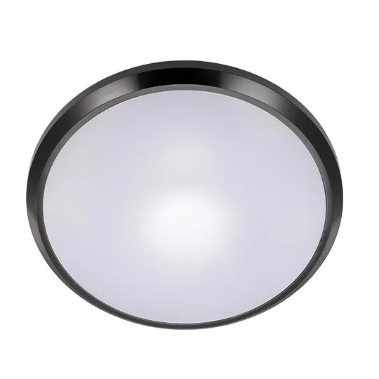 LED plafonjera crna 12W 6000K IP20 IK10 fi250x56mm okrugla sa microwave senzorom pokreta ISM band 5Y M271-C