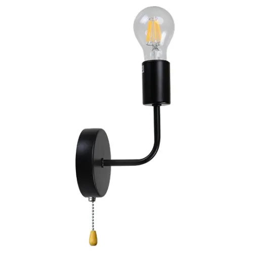 Zidna lampa crna 1xE27 Max.60W 220V M11074-1Z