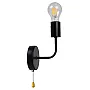Zidna lampa crna 1xE27 Max.60W 220V M11074-1Z