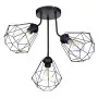 Plafonska lampa crna 3xE27 Max.60W 220~240V M0824-3P