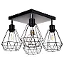 Plafonska lampa crna 4xE27 Max.60W 220~240V M0824-4P